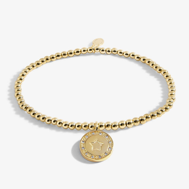 Joma Jewellery Gold Bracelet - Happy Birthday - A Little