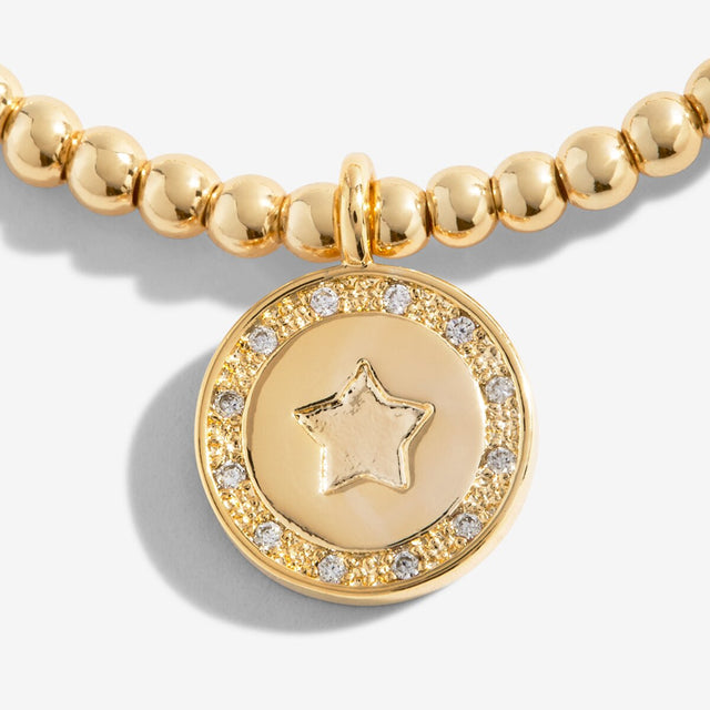 Joma Jewellery Gold Bracelet - Happy Birthday - A Little