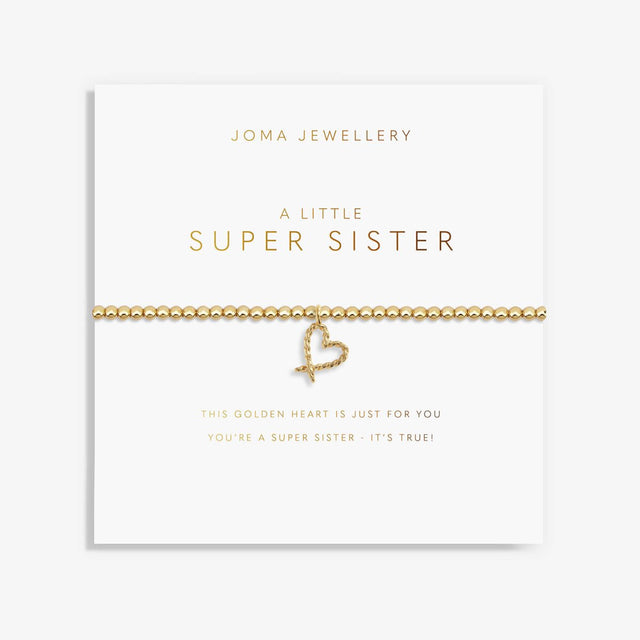 Joma Jewellery Gold Bracelet - Super Sister - A Little