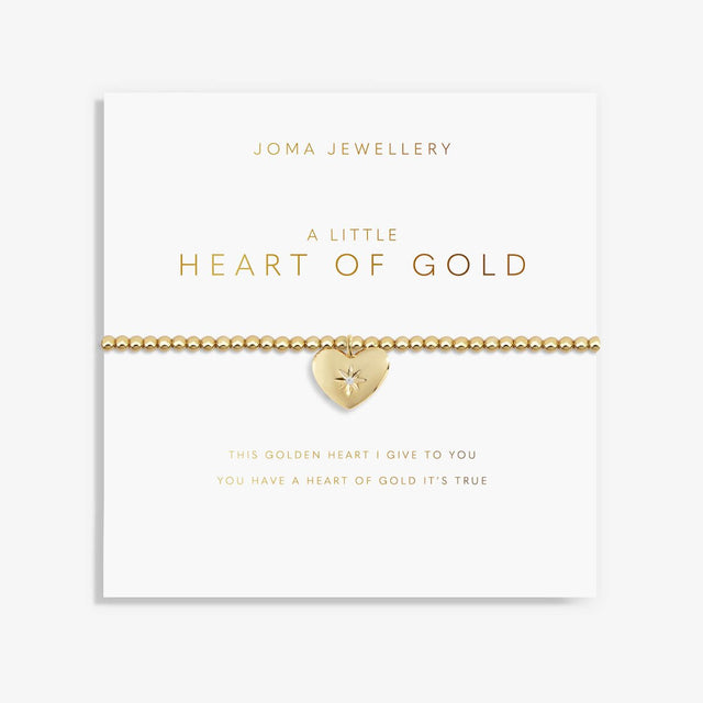 Joma Jewellery Gold Bracelet - Heart Of Gold - A Little