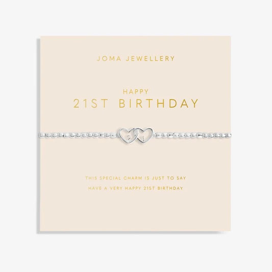Joma Jewellery Bracelet - Forever Yours Happy 21st Birthday