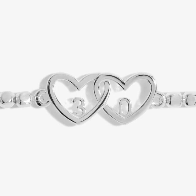 Joma Jewellery Bracelet - Forever Yours Happy 30th Birthday