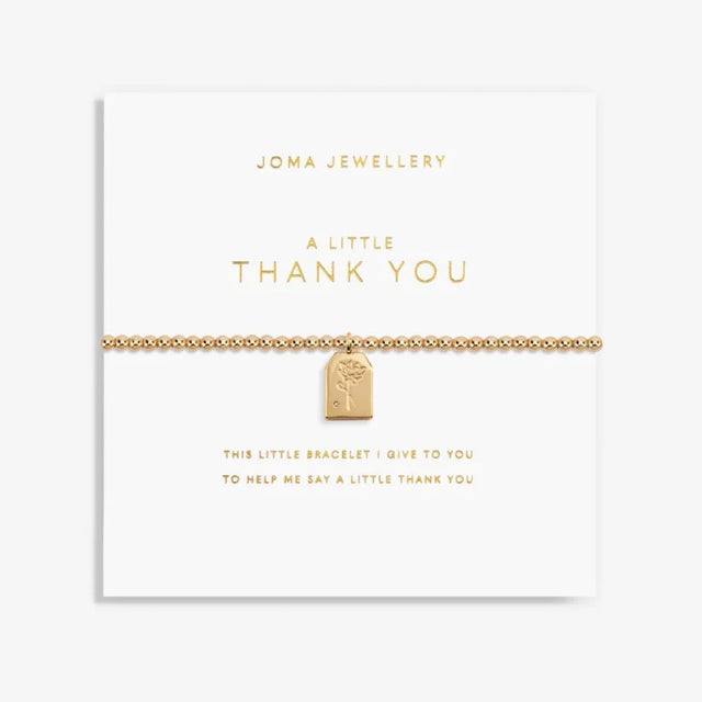 Joma Jewellery Bracelet - Gold A Little Thank You