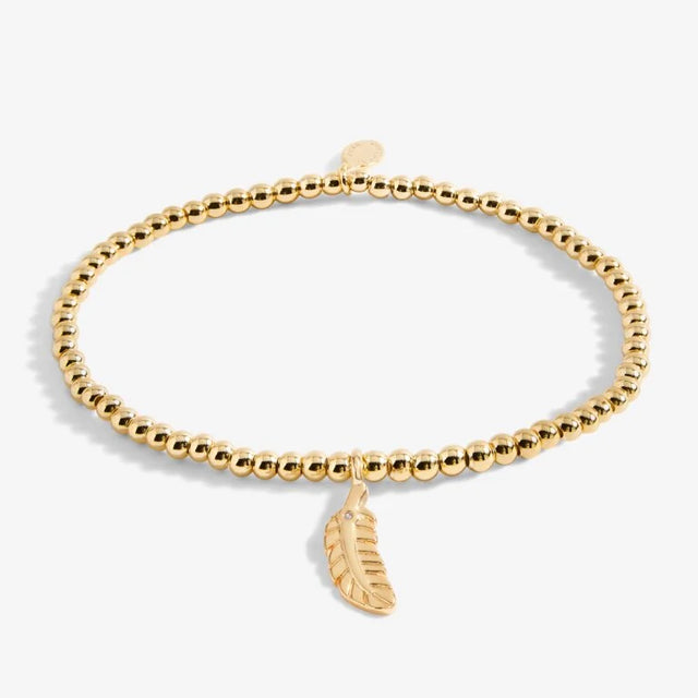 Joma Jewellery Bracelet - Gold A Little Feathers Appear When Loved Ones Are Near