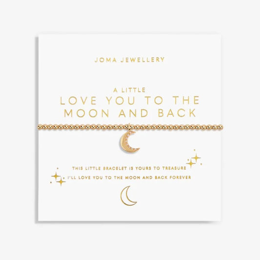 Joma Jewellery Bracelet - Gold A Little Love You To The Moon And Back