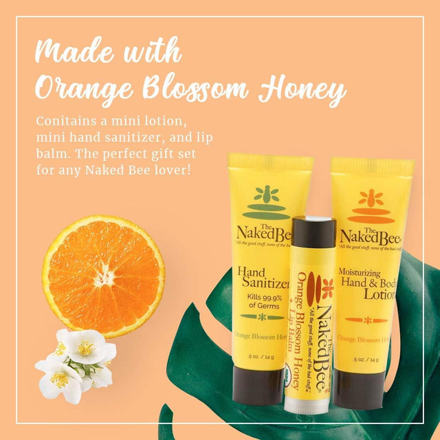 The Naked Bee Orange Blossom Honey Mini Bee Kit
