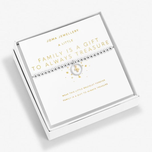 Joma Jewellery - Boxed A Little Family Is A Gift To Always Treasure Bracelet