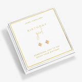 Joma Jewellery Gold Earrings - Birthday Girl