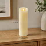 Luminara Indoor 3.0" x 8.5" Ivory Pillar