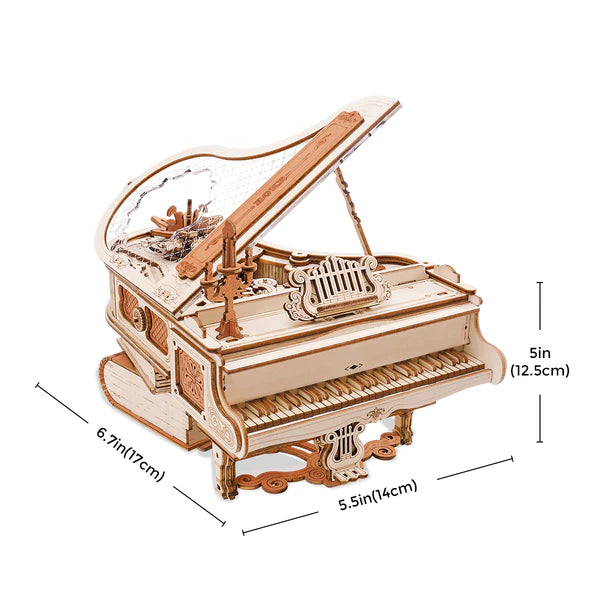 Robotime Magic Piano Mechanical Music Box