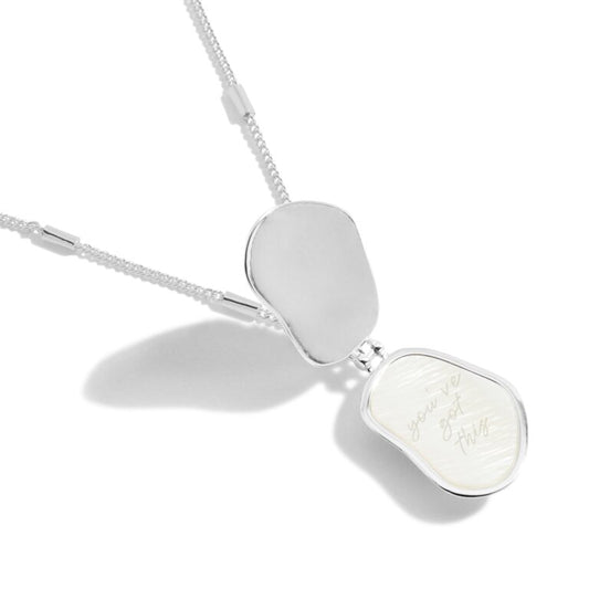 Joma Jewellery - My Moments Lockets - Youve Got This - Silver