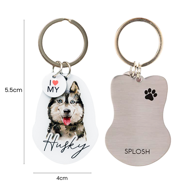 Splosh Pet Keyring - Husky