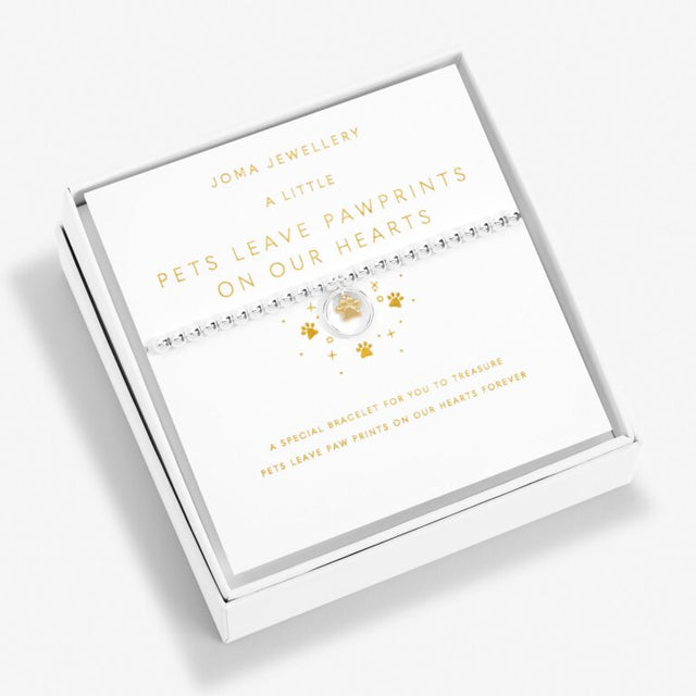 Joma Jewellery - Boxed A Little Pets Leave Pawprints On Our Hearts
