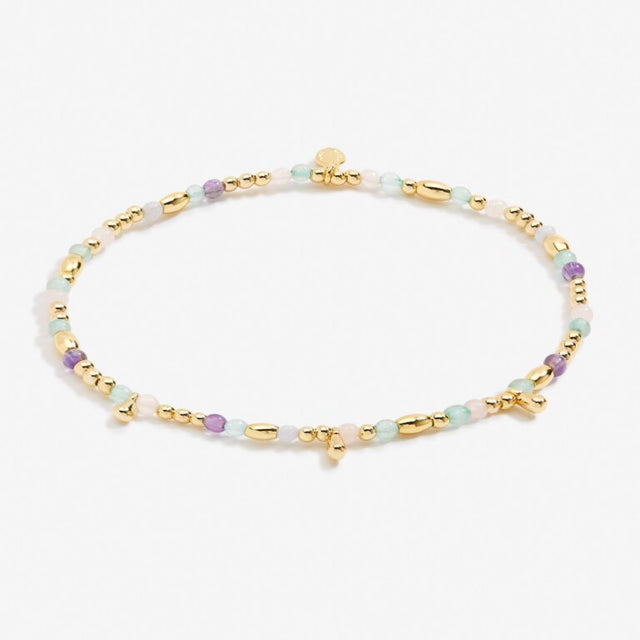 Joma Jewellery Anklet - Gold Multistone