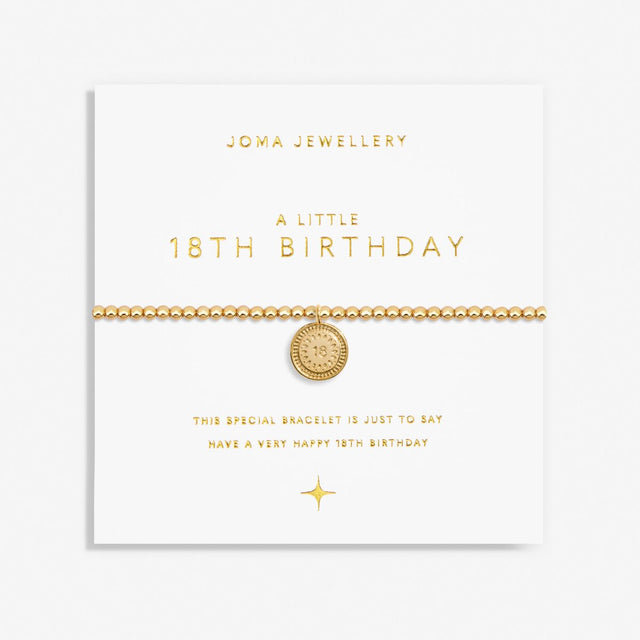 Joma Jewellery Gold Bracelet - 18th Birthday - A Little