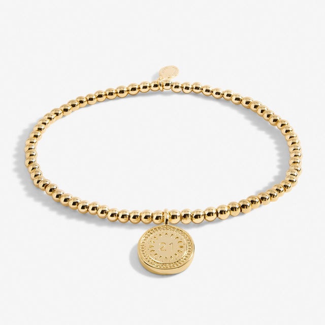 Joma Jewellery Gold Bracelet - 21st Birthday - A Little