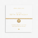 Joma Jewellery Gold Bracelet - 30th Birthday - A Little