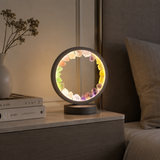 Gleneagles - (Grey Frame) Circle Earth LED Lamp - Mixed
