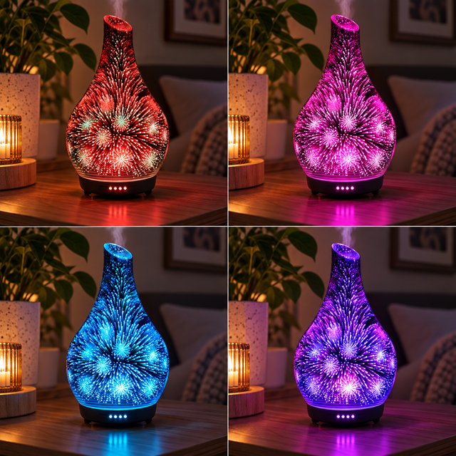 Cello Large Ultrasonic Diffuser - 3D Firework