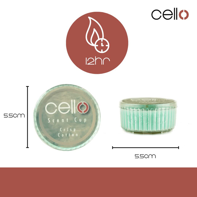 Cello Scent Cup - Crisp Cotton