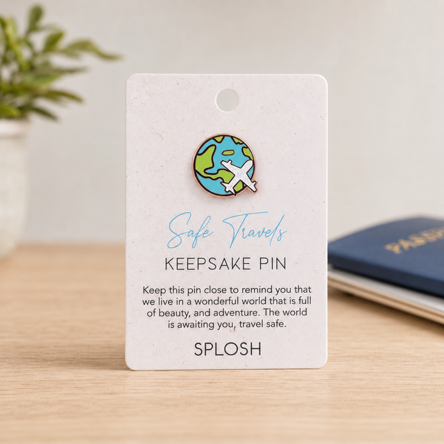 Splosh - Keepsake Pin - Safe Travels