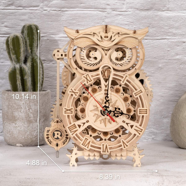 ROBOTIME Owl Clock DIY Model Kit