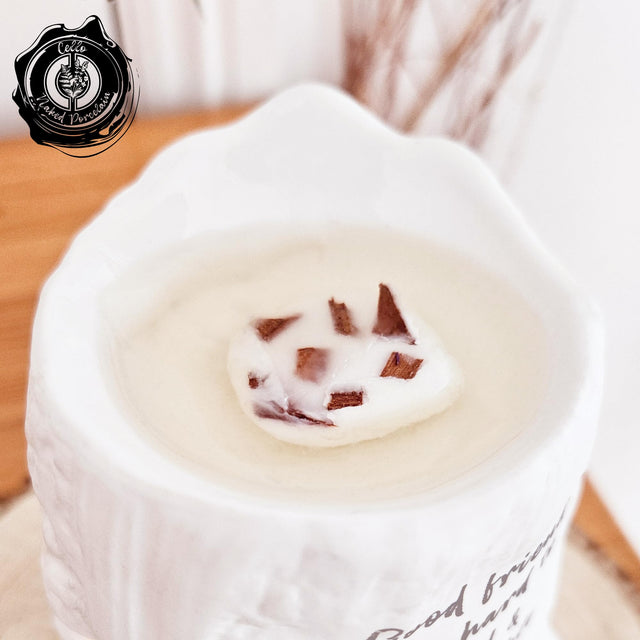 Cello Elephant Tealight Burner - Family Is Where Life Begins and Love Never Ends