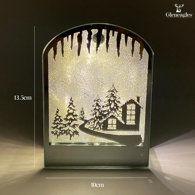 Gleneagles Shimmer Scapes Set Of 3 Glass LED Illuminations