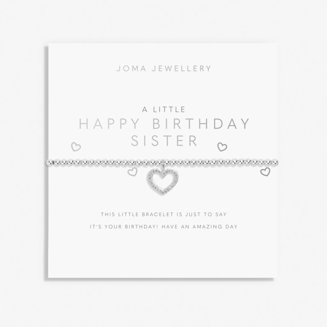 Joma Jewellery Bracelet - A Little Happy Birthday Sister