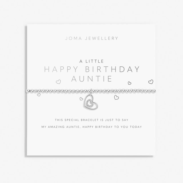 Joma Jewellery Bracelet - A Little Happy Birthday Auntie