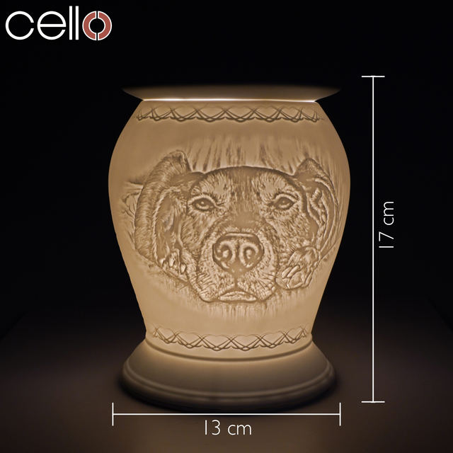 Cello Electric Wax Burner Porcelain Barrel - Dog