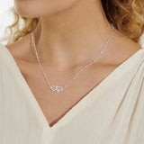 Joma Jewellery Forever Yours Necklace - Happy 18th Birthday Silver Plated