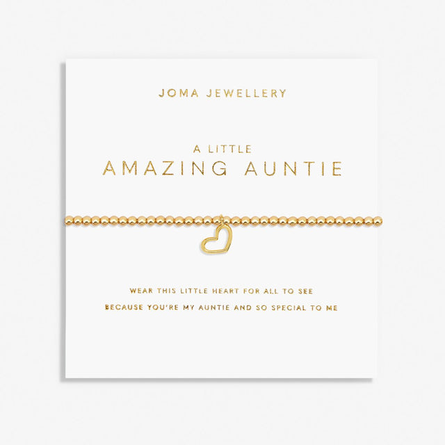 Joma Jewellery Gold Bracelet - Amazing Auntie - A Little