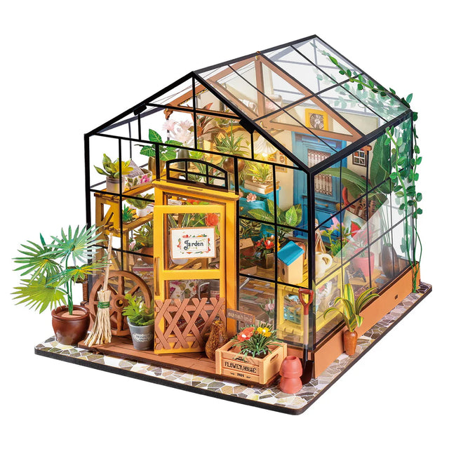 ROBOTIME Cathy's Flower House DIY Model Kit