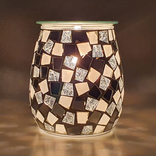 Cello Electric Wax Burner - Mirrored Mosaic Glass