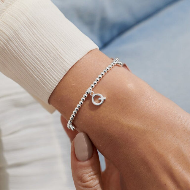 Joma Jewellery Bracelet - A Little Alphabet 'Q'