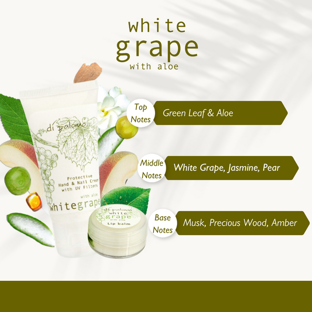 Di Palomo White Grape Handbag Essentials Set