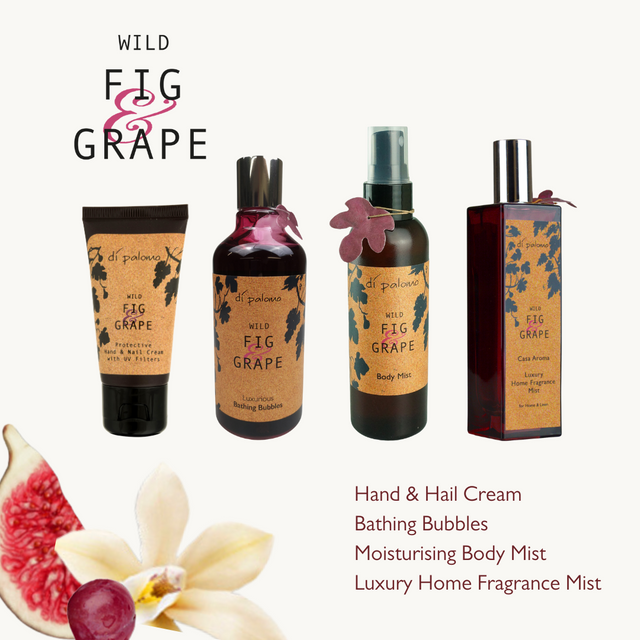Di Palomo Wild Fig & Grape Indulgent Luxury Bathing Collection