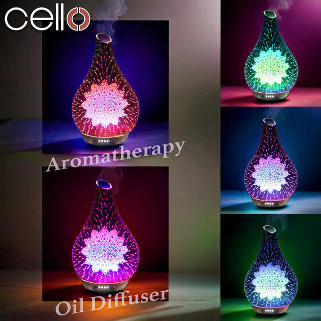 Cello Large Ultrasonic Diffuser - 3D Lotus