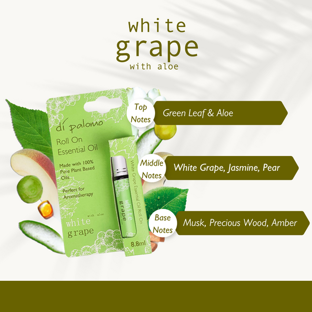 Di Palomo White Grape Roll On Natural Essential Oil 15ml
