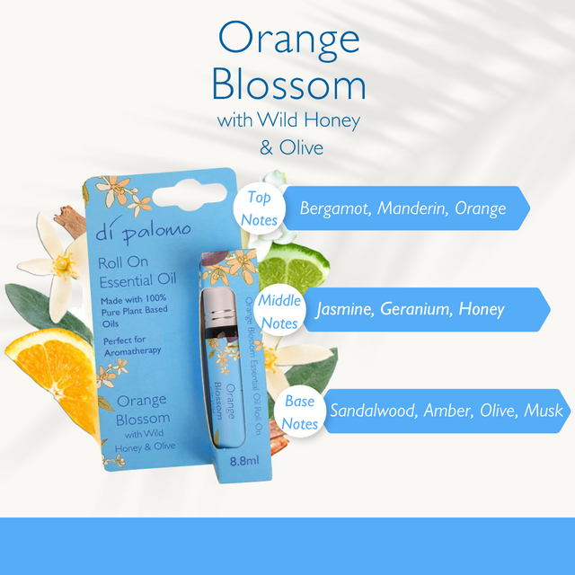 Di Palomo Orange Blossom Roll On Natural Essential Oil 15ml