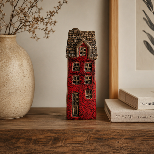 Cello – Tales from the Village – Goldsmith’s Abode – Crimson – Tealight | Village Pottery House