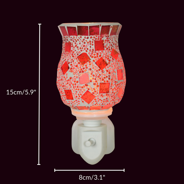 Cello - Pink Mosaic Plug In Electric Warmer