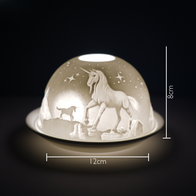 Cello Tealight Dome - Unicorn