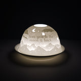 Cello Tealight Dome - To The Moon and Back