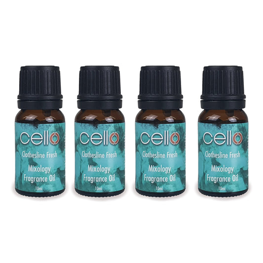 Cello Mixology Fragrance Oil - Pack of 4 - Clothesline Fresh