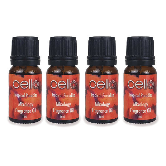 Cello Mixology Fragrance Oil - Pack of 4 - Tropical Paradise