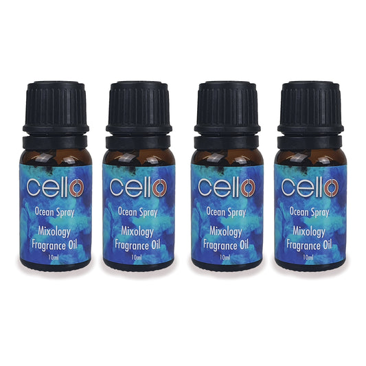 Cello Mixology Fragrance Oil - Pack of 4 - Ocean Spray