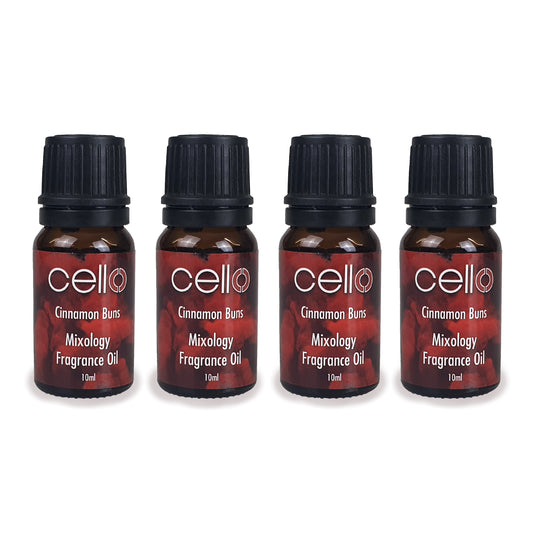 Cello Mixology Fragrance Oil - Pack of 4 -Cinnamon Buns
