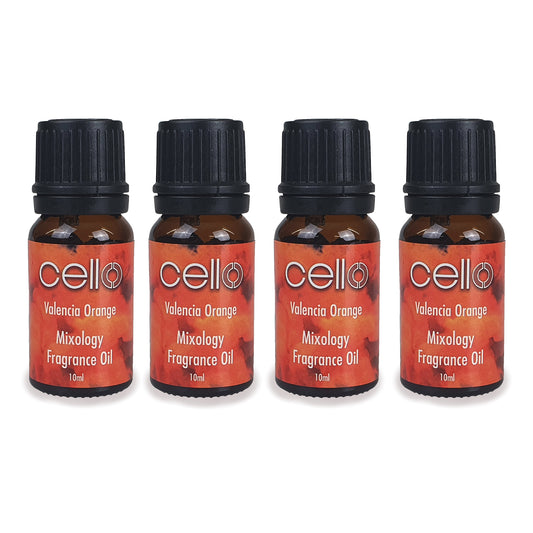 Cello Mixology Fragrance Oil - Pack of 4 - Valencia Orange